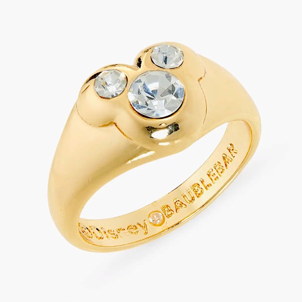 BaubleBar x Disney Mickey Mouse Ring Size 8 New